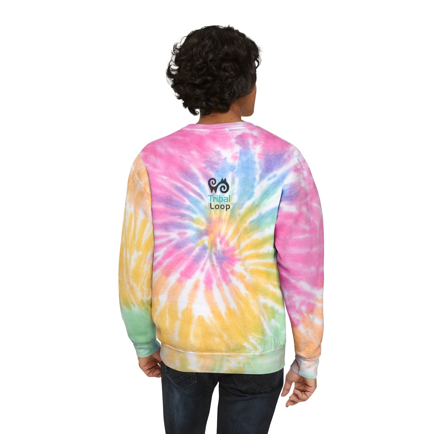 Tribal-loop Unisex Tie-Dye Sweatshirt