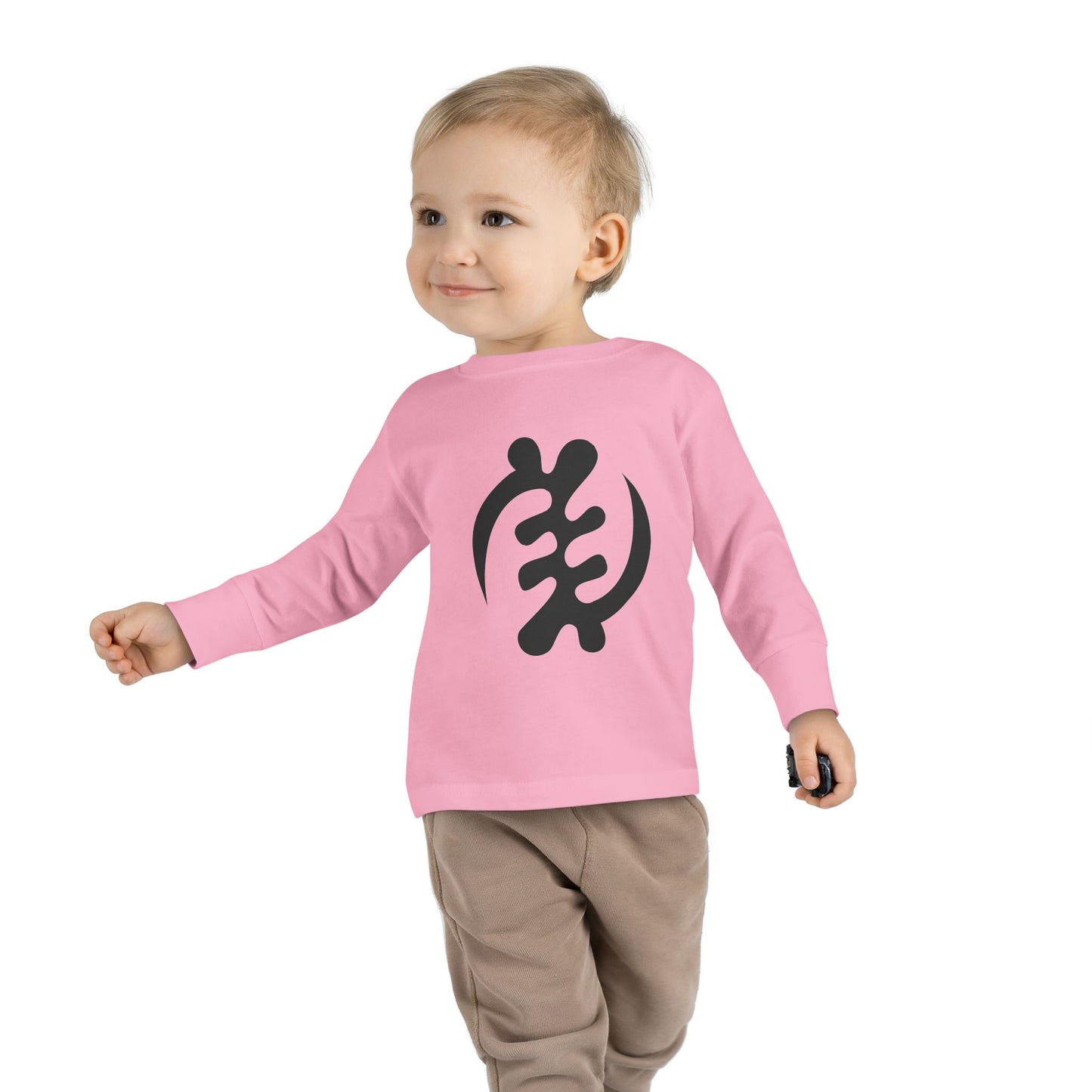 Tribal Loop  Adinkra ''Gye Nyame'' Toddler Long Sleeve Tee