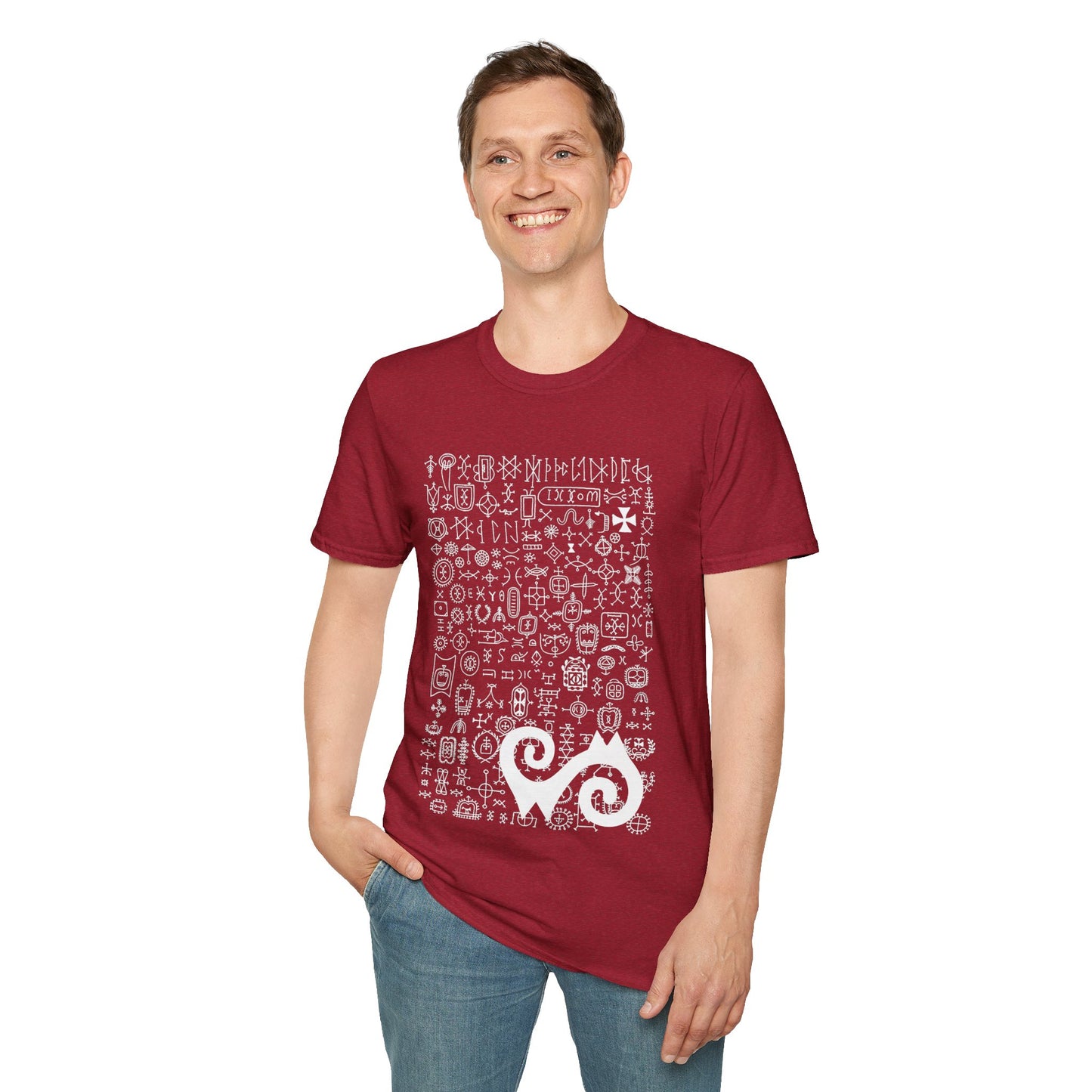 Tribal-loop Unisex Softstyle T-Shirt