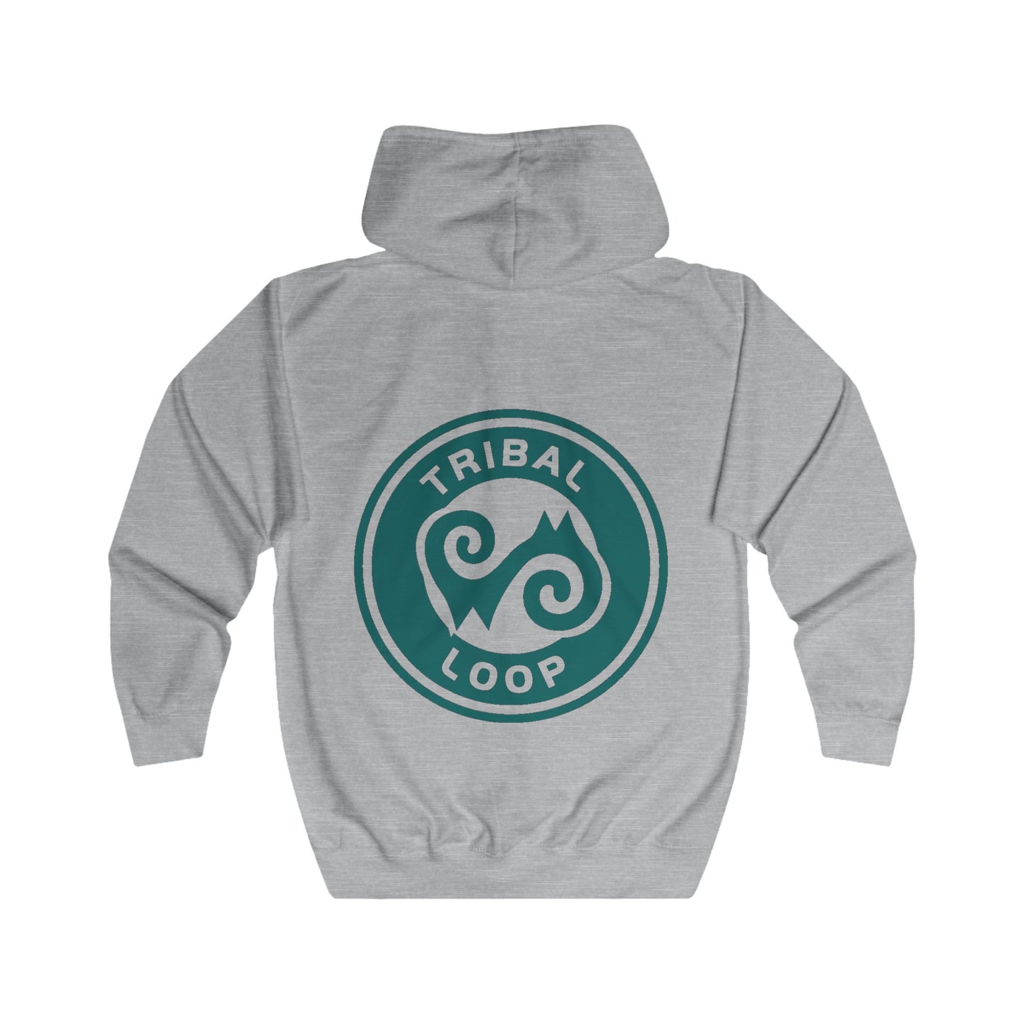 Adinkra Energy Symbol Full-Zip Hoodie | Tribal Loop