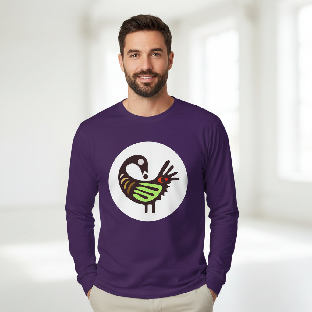 Adinkra Sankofa Long Sleeve Tee | Tribal Loop