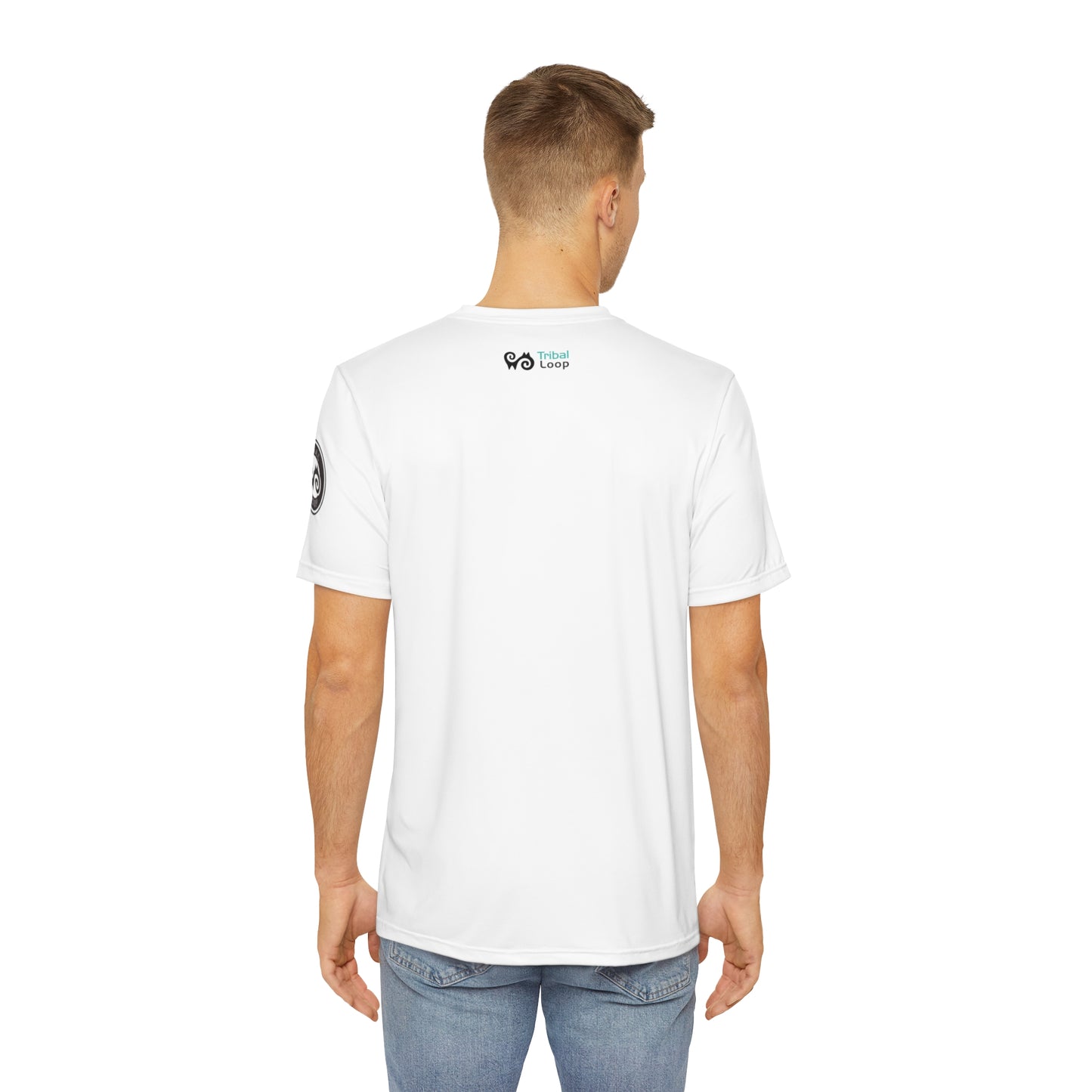 Tribal Loop Men's Polyester Tee (AOP)