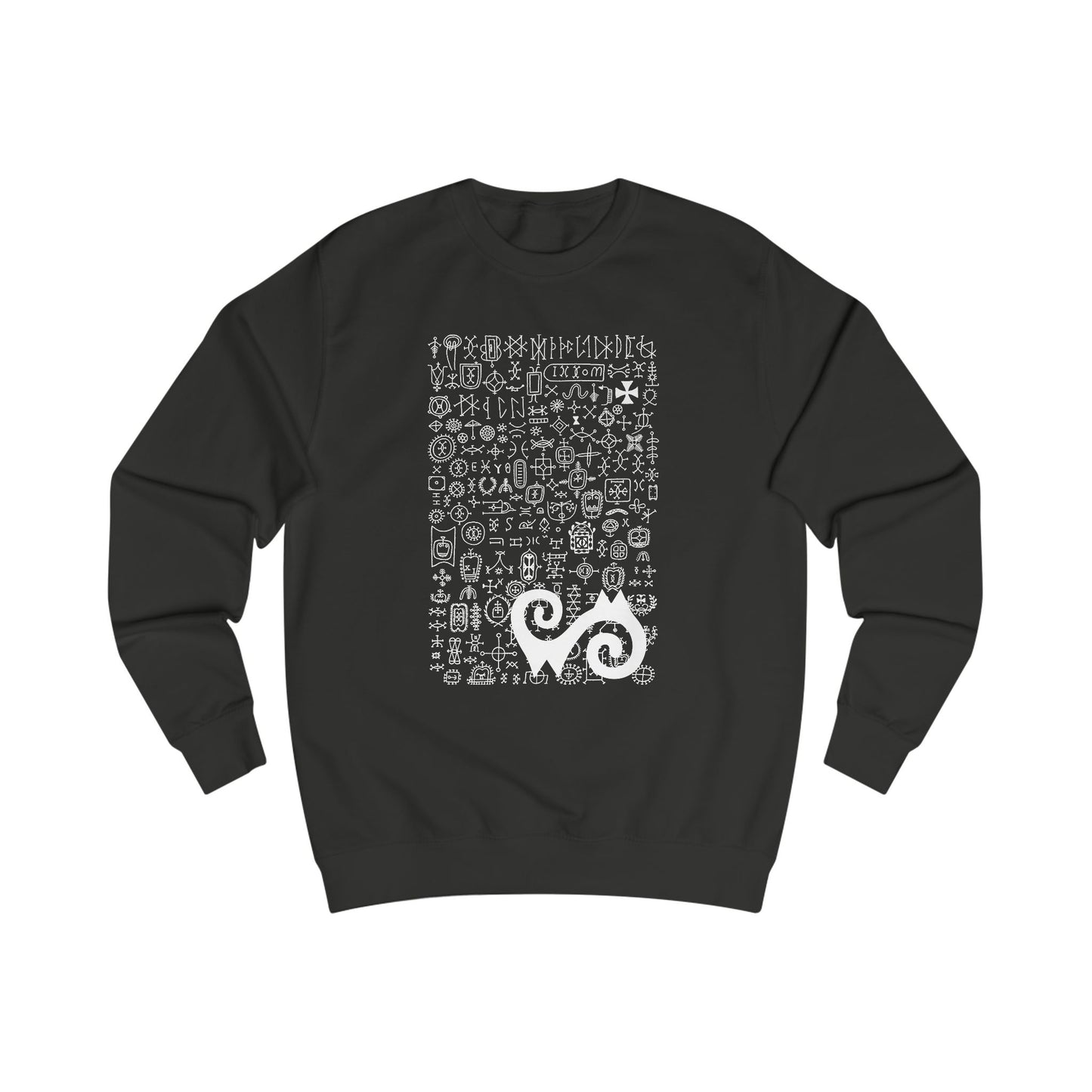 Nsibidi & Adinkra Unisex Symbols Sweatshirt | Tribal Loop
