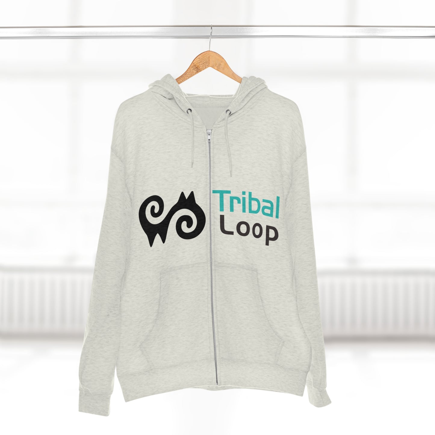 Tribal Loop Unisex Zip Hoodie