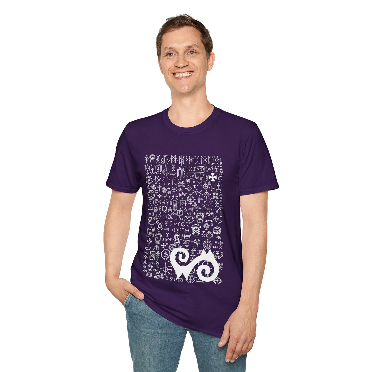Tribal-loop Unisex Softstyle T-Shirt