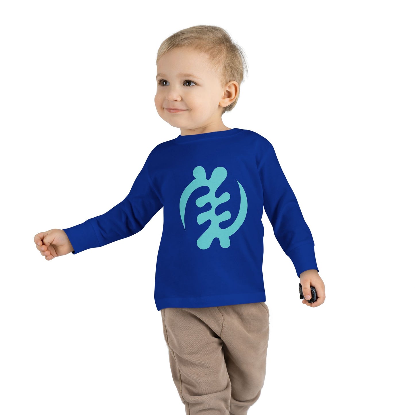 Tribal Loop  Adinkra ''Gye Nyame'' Toddler Long Sleeve Tee
