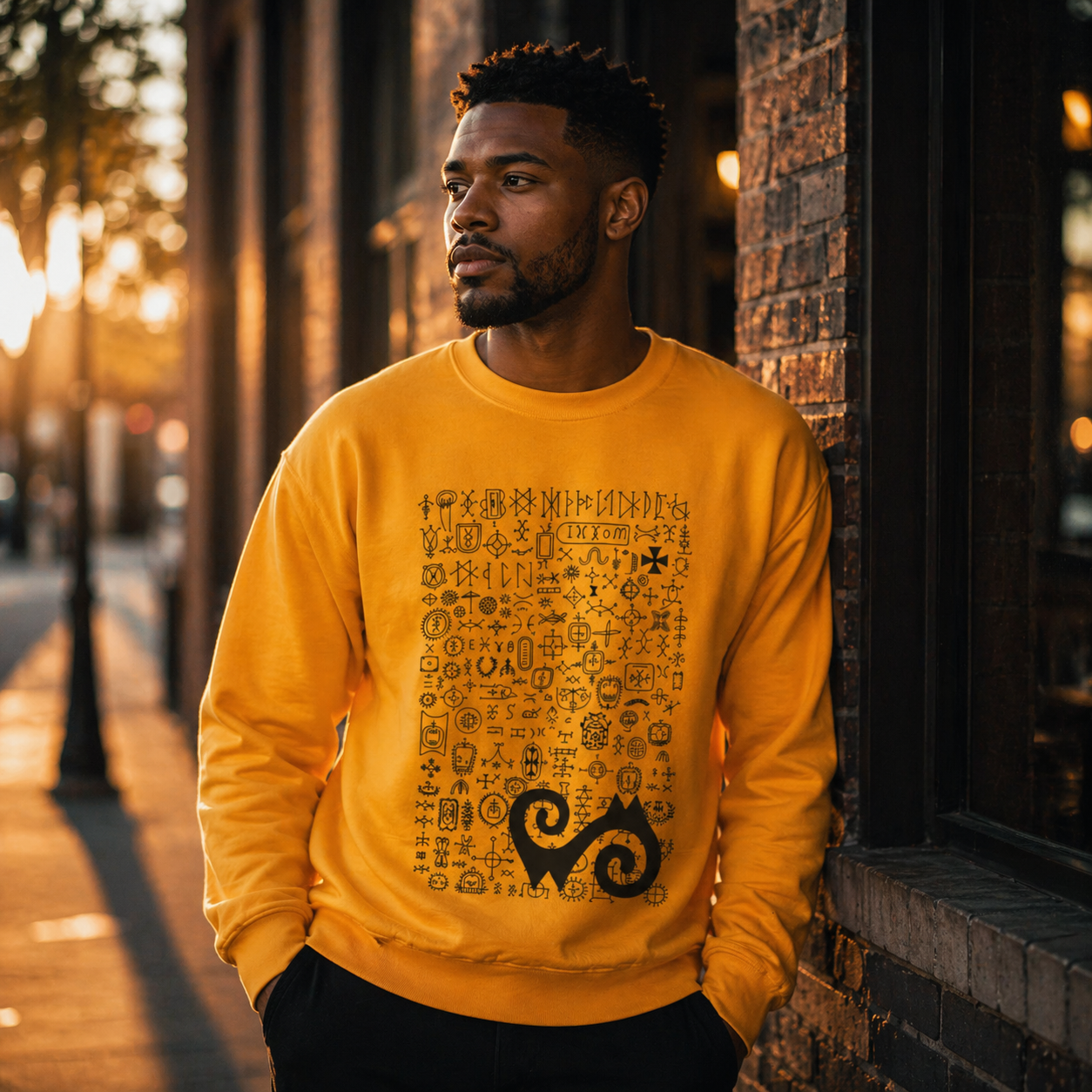 Tribal-loop Unisex Heavy Blend™ Crewneck Sweatshirt