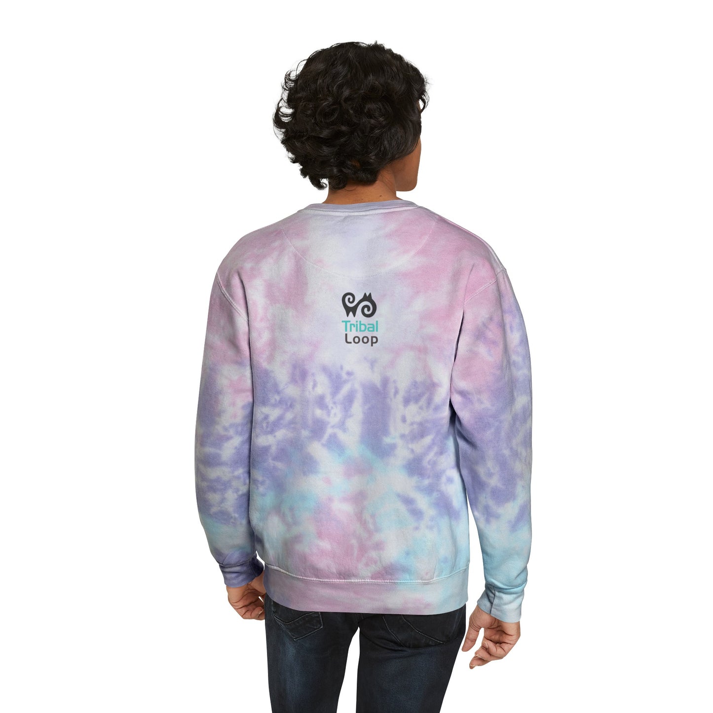 Tribal-loop Unisex Tie-Dye Sweatshirt