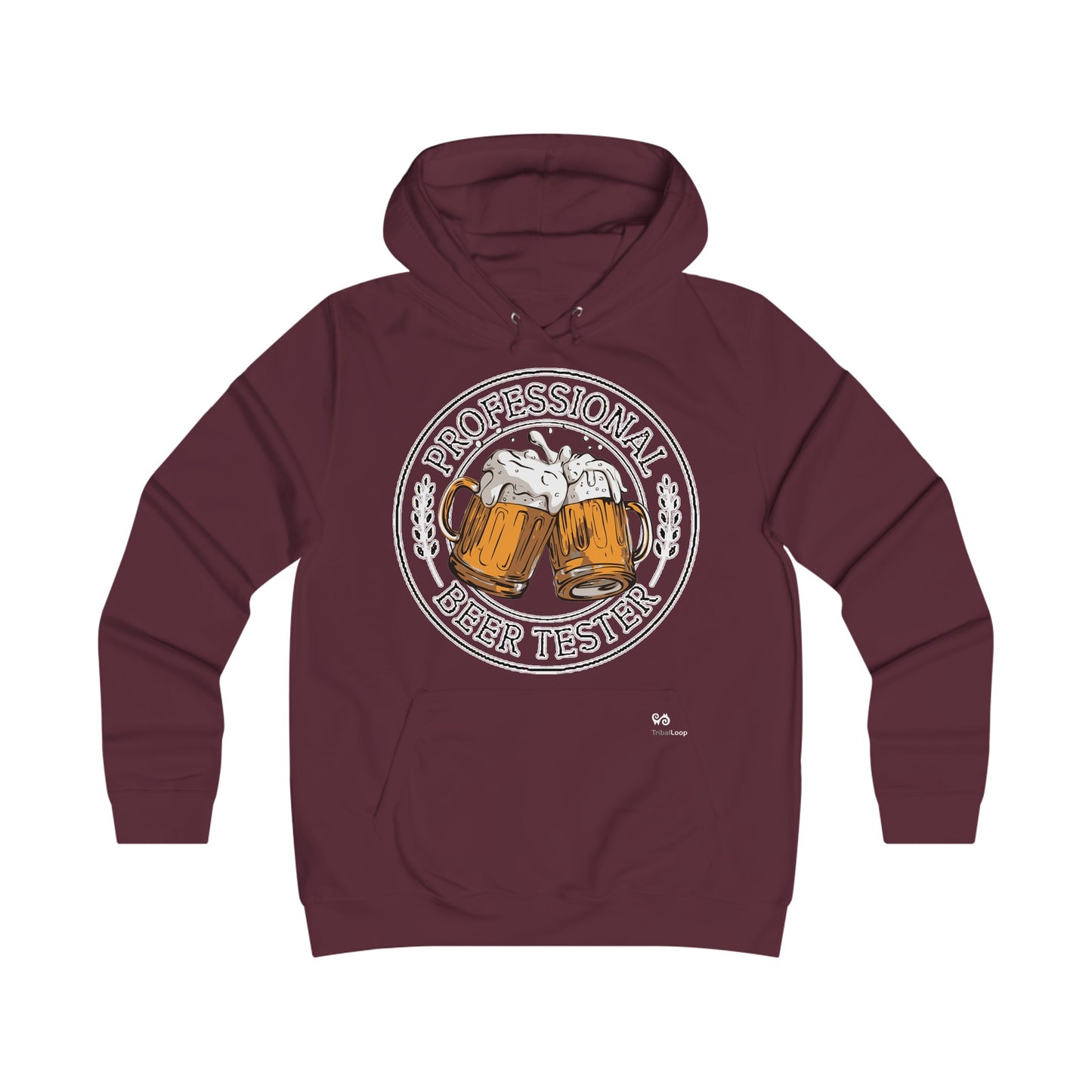 Tribal-Loop Girlie College Hoodie