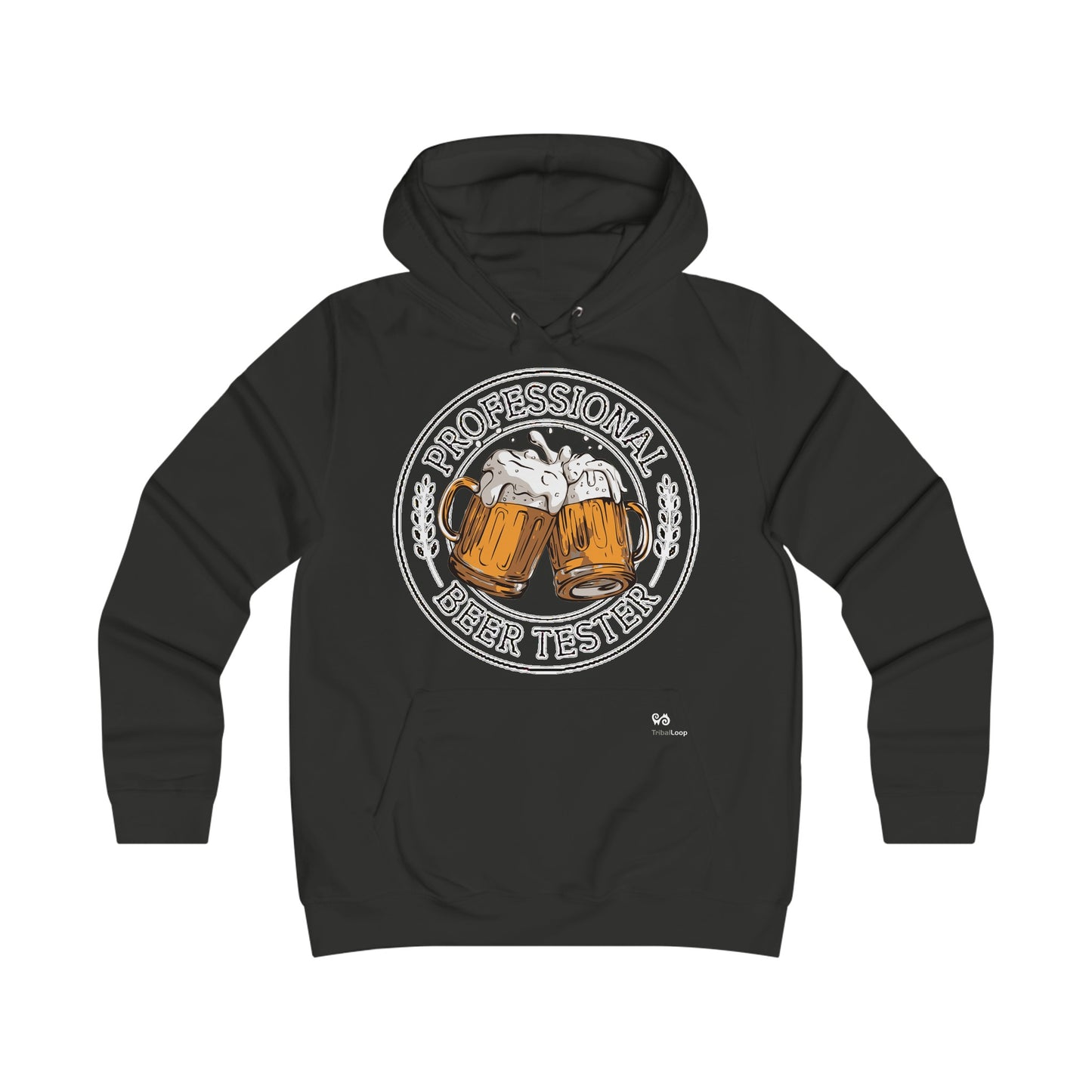 Tribal-Loop Girlie College Hoodie