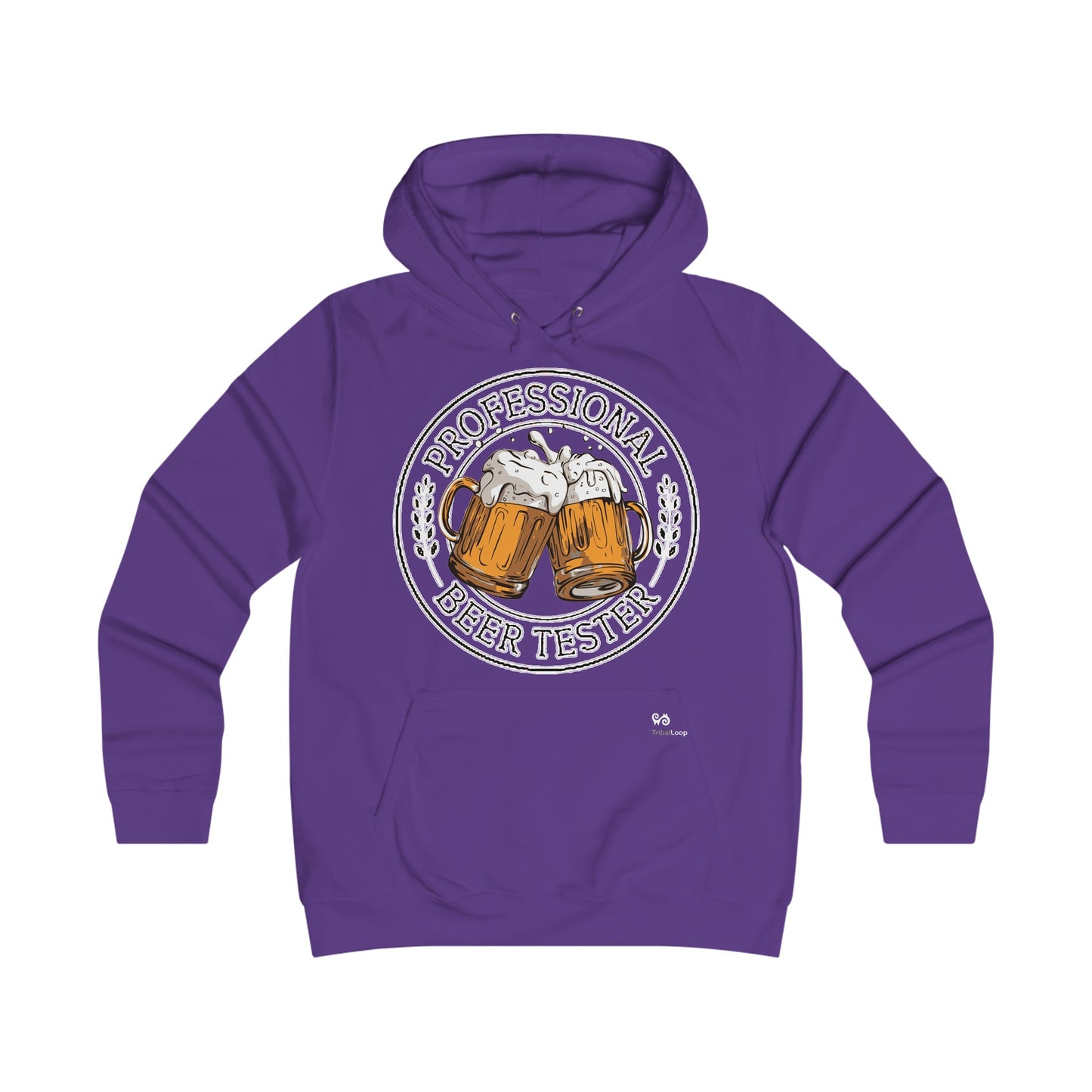 Tribal-Loop Girlie College Hoodie