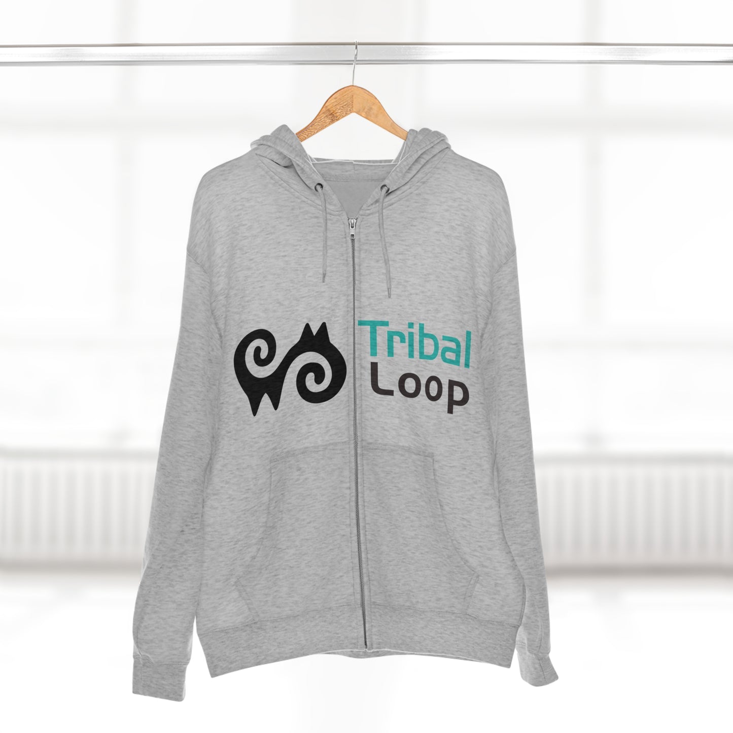 Tribal Loop Unisex Zip Hoodie