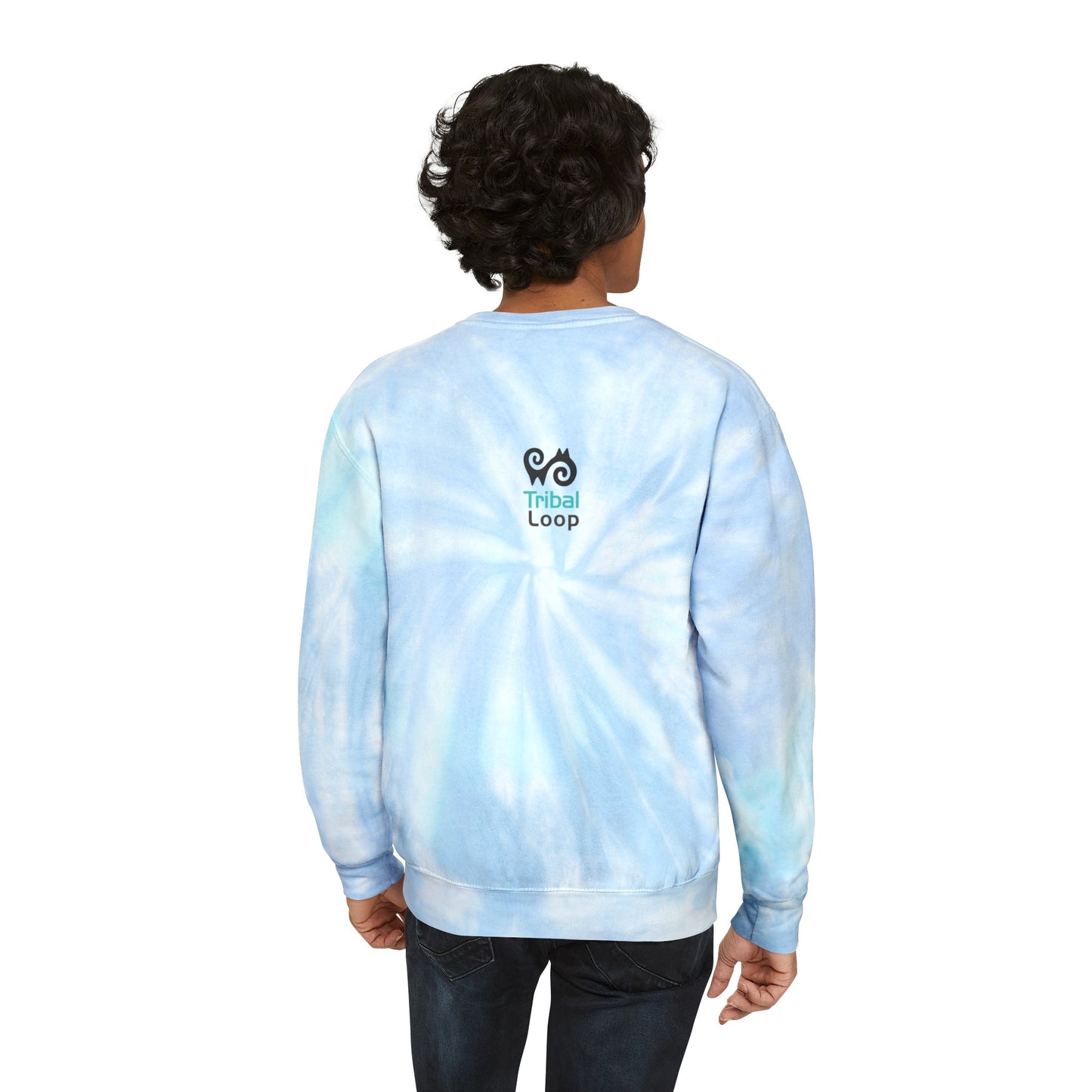 Tribal-loop Unisex Tie-Dye Sweatshirt