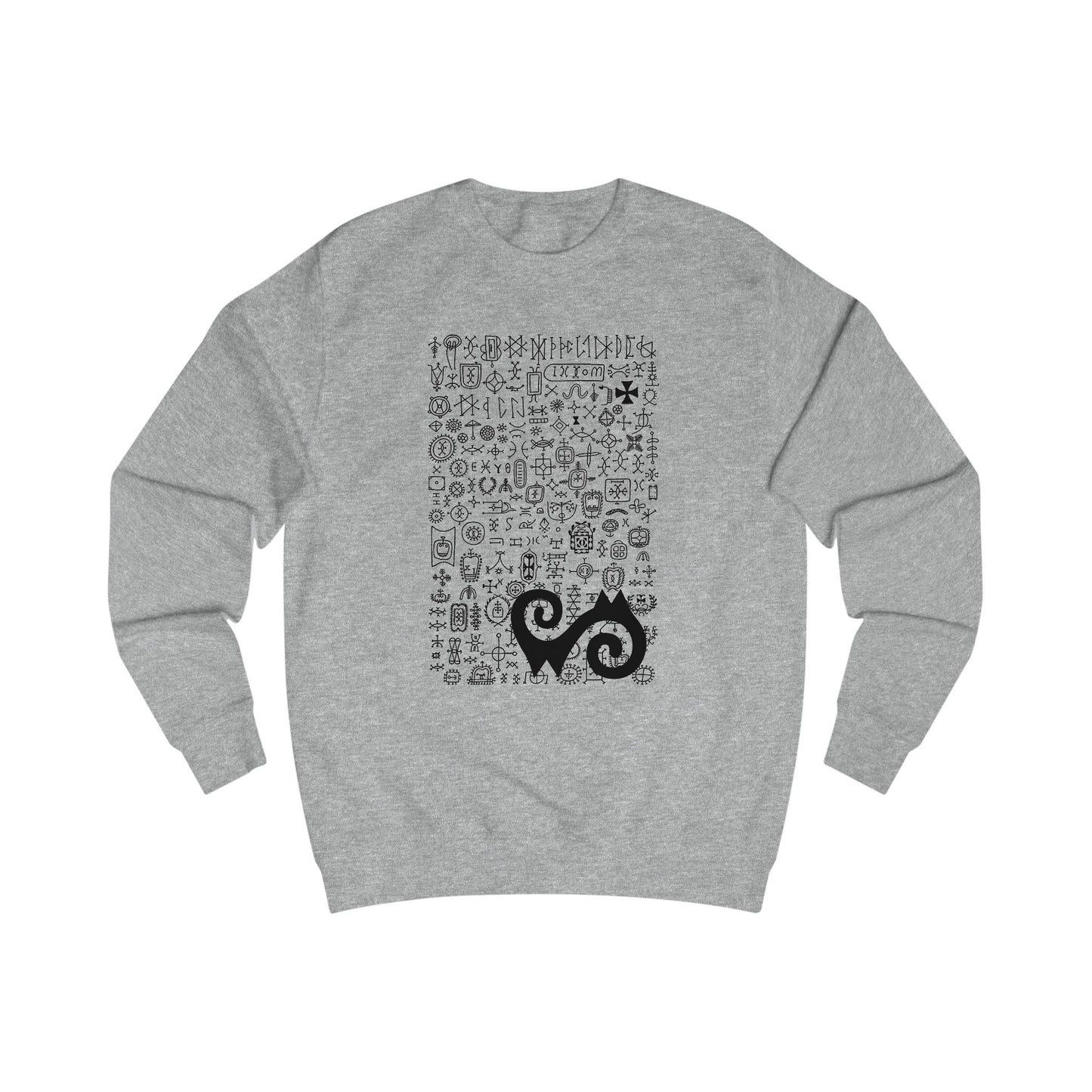 Nsibidi & Adinkra Unisex Symbols Sweatshirt | Tribal Loop