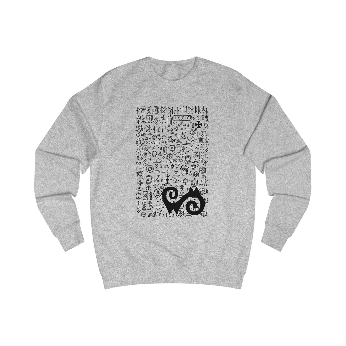 Nsibidi & Adinkra Unisex Symbols Sweatshirt | Tribal Loop