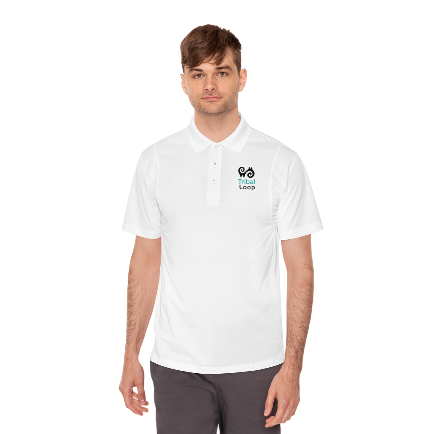 Tribal Loop Men's Sport Polo Shirt