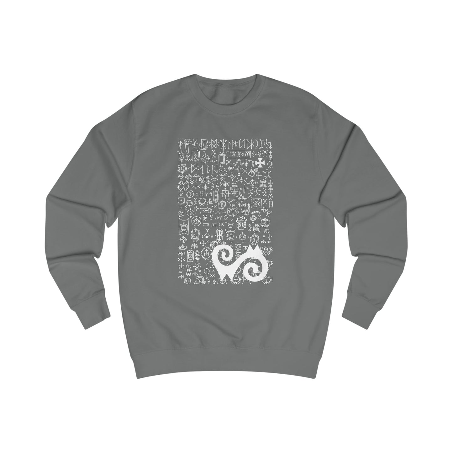 Nsibidi & Adinkra Unisex Symbols Sweatshirt | Tribal Loop