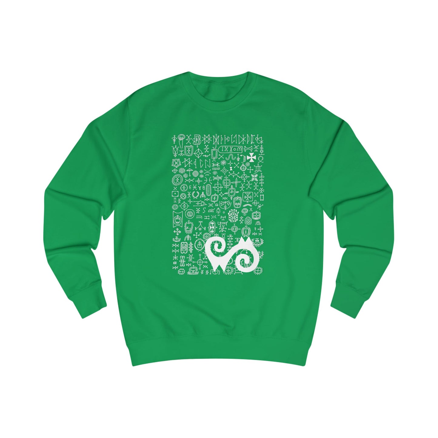 Nsibidi & Adinkra Unisex Symbols Sweatshirt | Tribal Loop