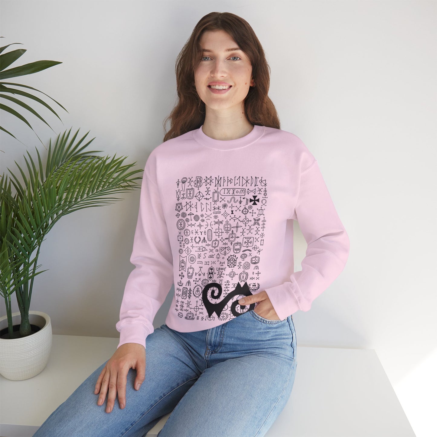 Tribal-loop Unisex Heavy Blend™ Crewneck Sweatshirt