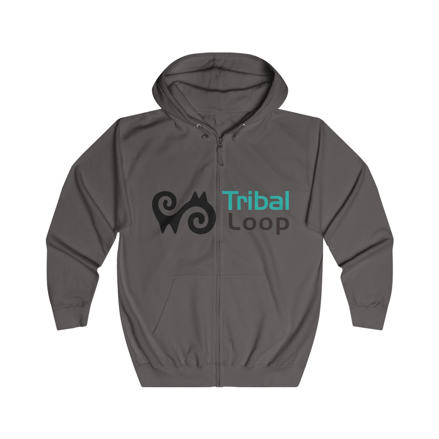 Adinkra Energy Symbol Full-Zip Hoodie | Tribal Loop