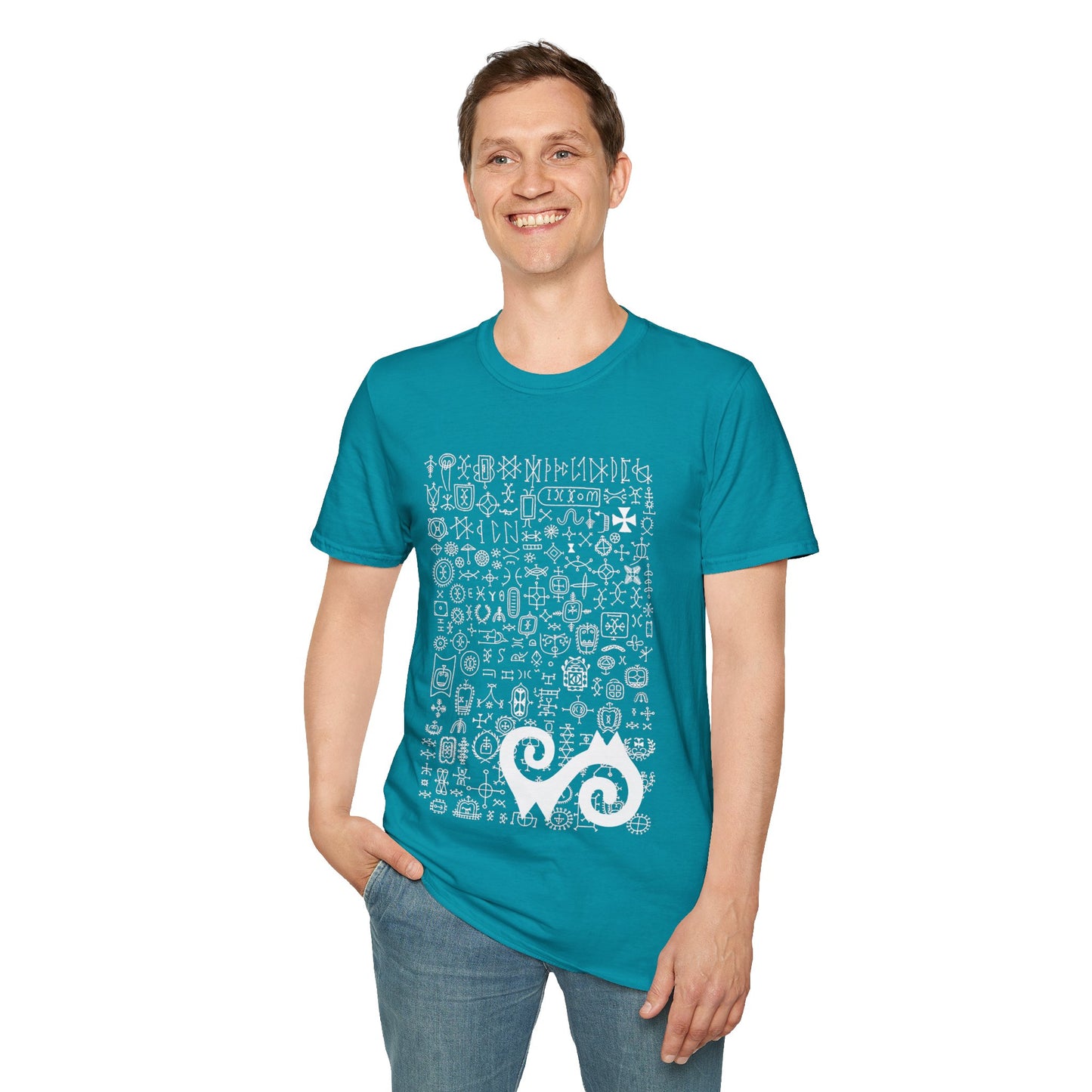 Tribal-loop Unisex Softstyle T-Shirt