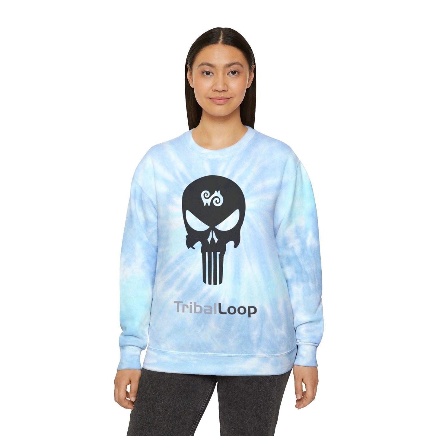 Tribal-loop Unisex Tie-Dye Sweatshirt
