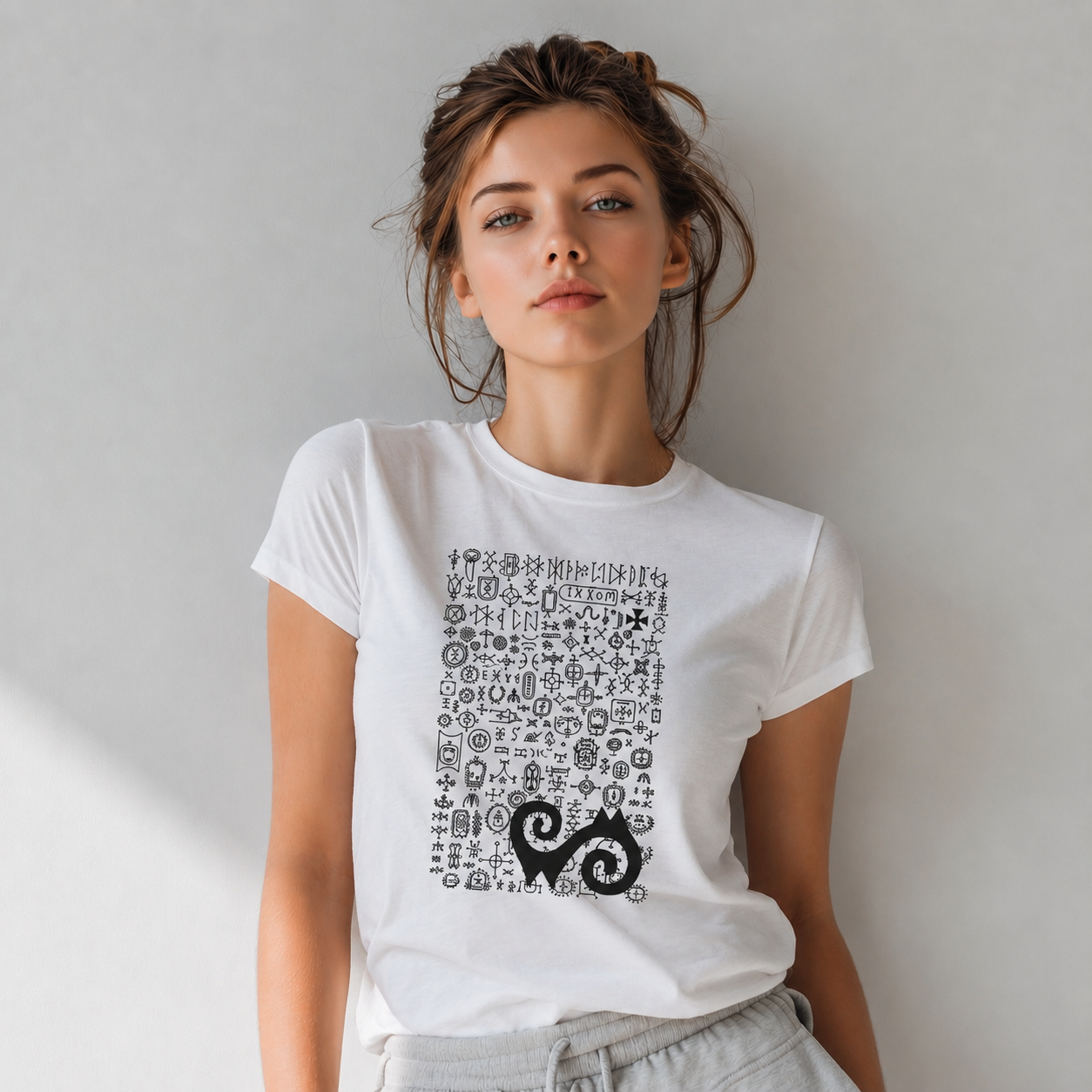 Nsibidi & Adinkra Women's T-Shirt | Tribal Loop