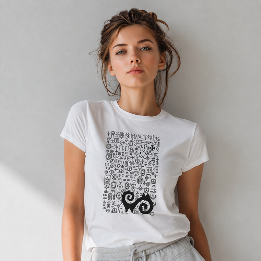Nsibidi & Adinkra Women's T-Shirt | Tribal Loop