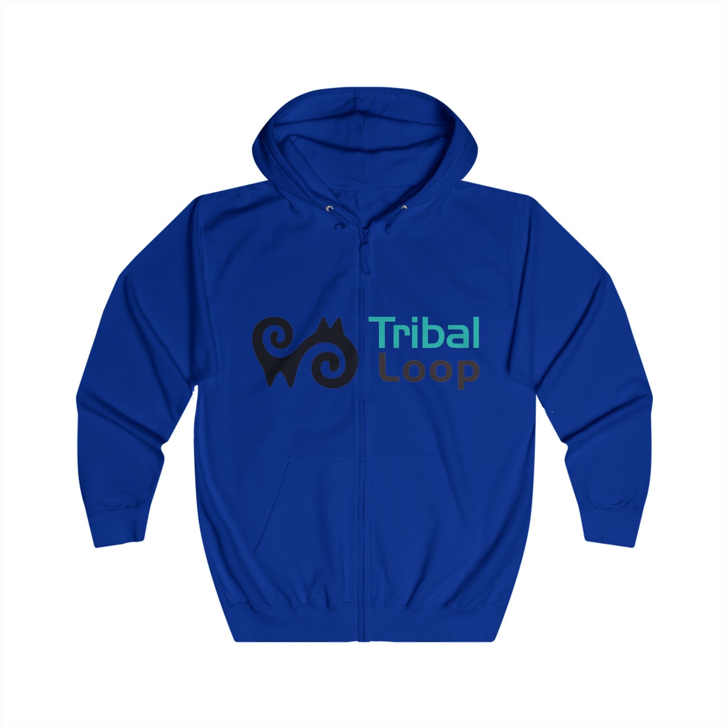 Adinkra Energy Symbol Full-Zip Hoodie | Tribal Loop