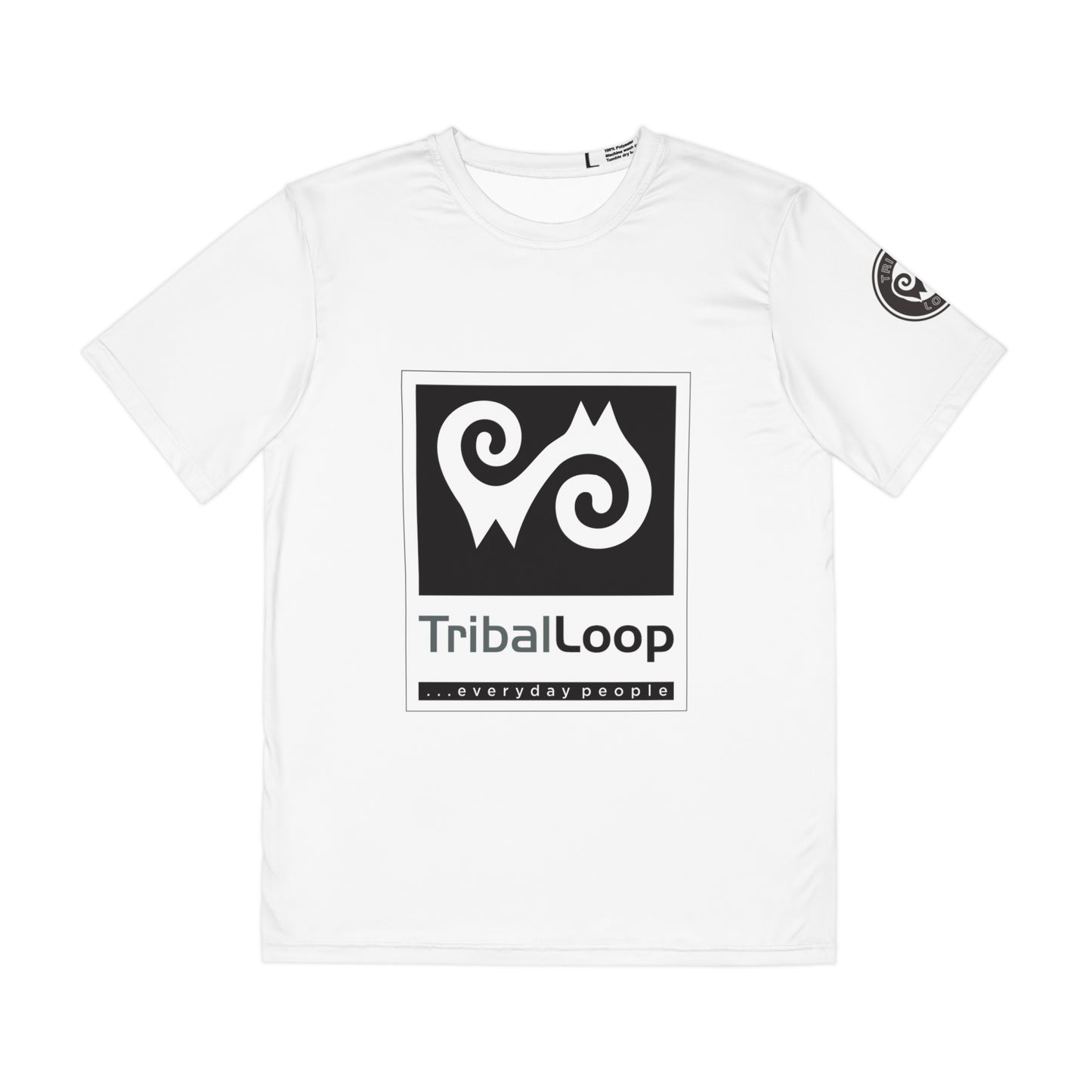 Tribal Loop Men's Polyester Tee (AOP)