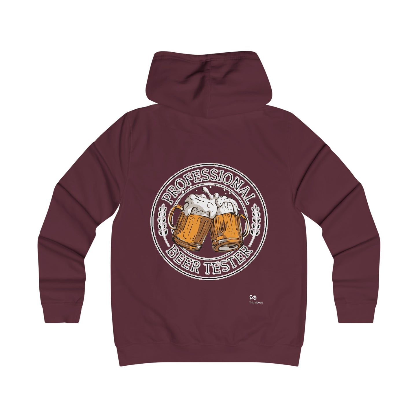 Tribal-Loop Girlie College Hoodie