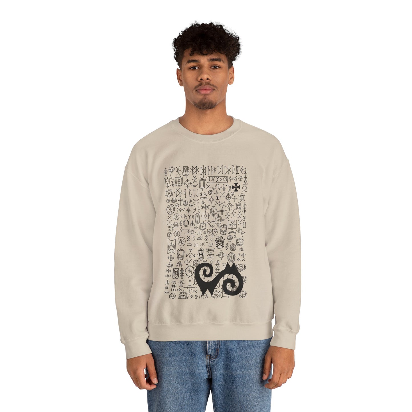 Tribal-loop Unisex Heavy Blend™ Crewneck Sweatshirt