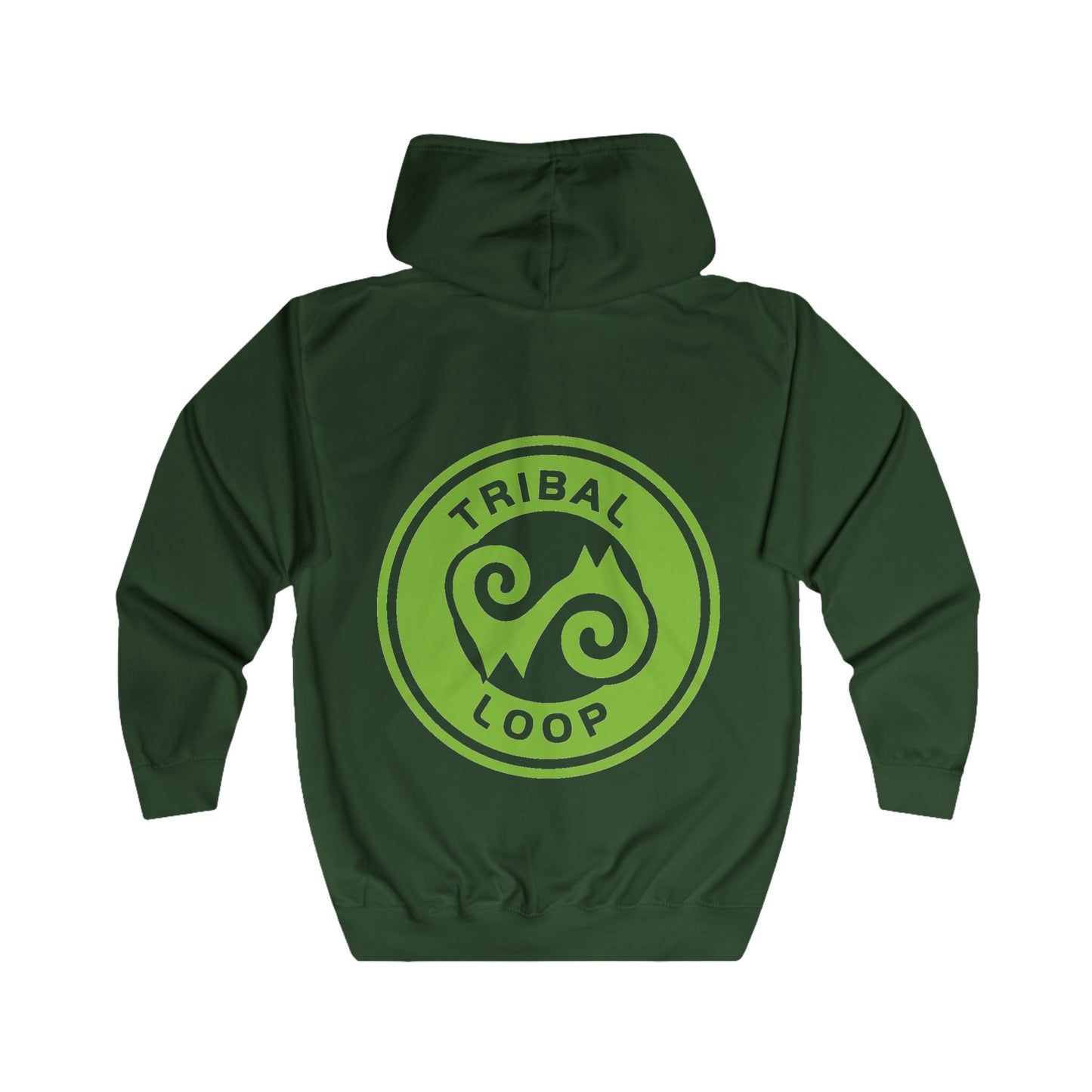 Adinkra Energy Symbol Full-Zip Hoodie | Tribal Loop