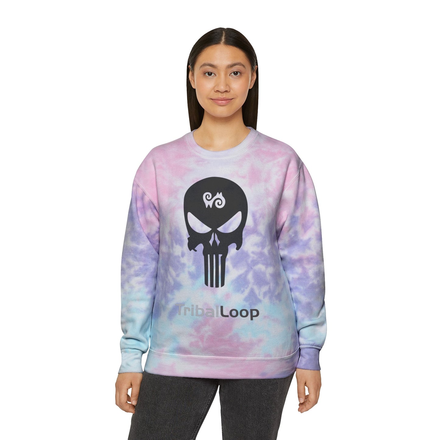 Tribal-loop Unisex Tie-Dye Sweatshirt