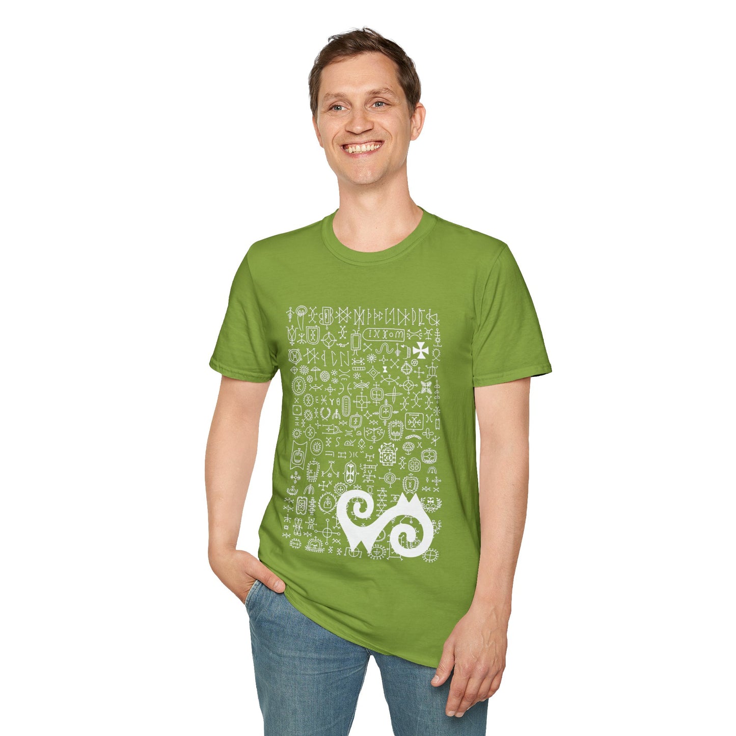 Tribal-loop Unisex Softstyle T-Shirt