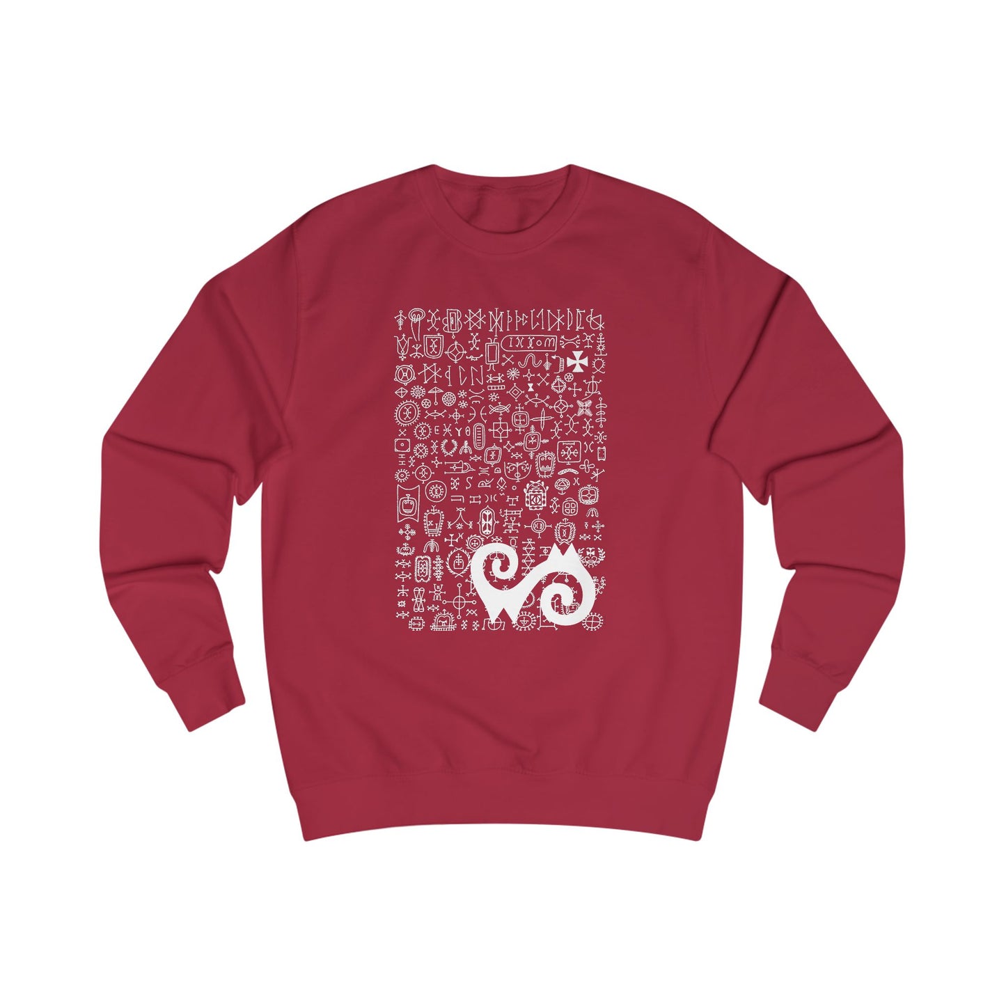 Nsibidi & Adinkra Unisex Symbols Sweatshirt | Tribal Loop