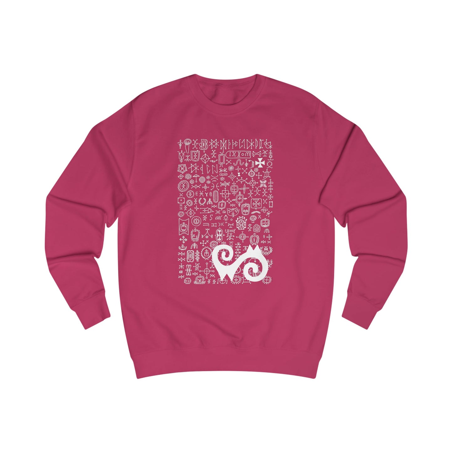 Nsibidi & Adinkra Unisex Symbols Sweatshirt | Tribal Loop