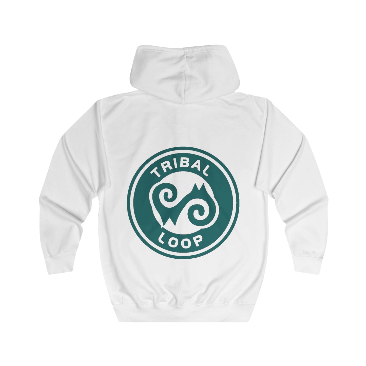 Adinkra Energy Symbol Full-Zip Hoodie | Tribal Loop
