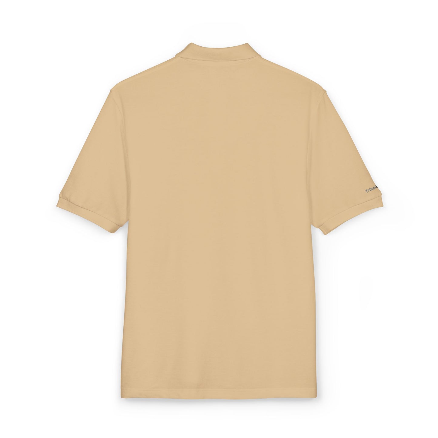 Tribal Loop embroidered Adinkra inspired Polo Shirt — Classic Crest Chest Logo