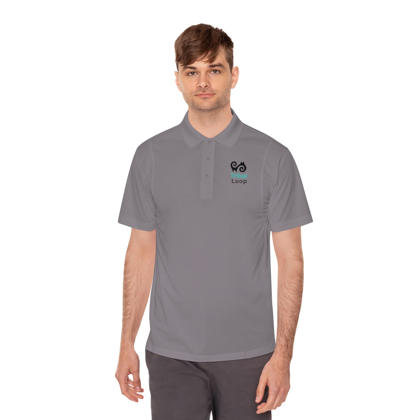 Tribal Loop Men's Sport Polo Shirt