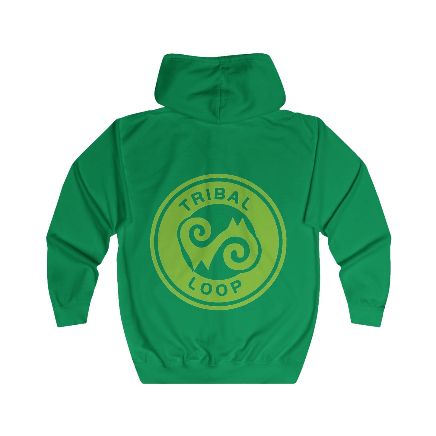 Adinkra Energy Symbol Full-Zip Hoodie | Tribal Loop
