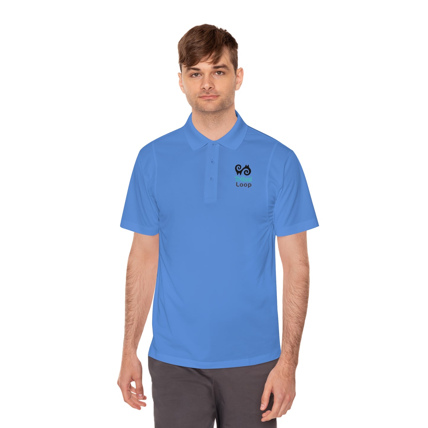 Tribal Loop Men's Sport Polo Shirt
