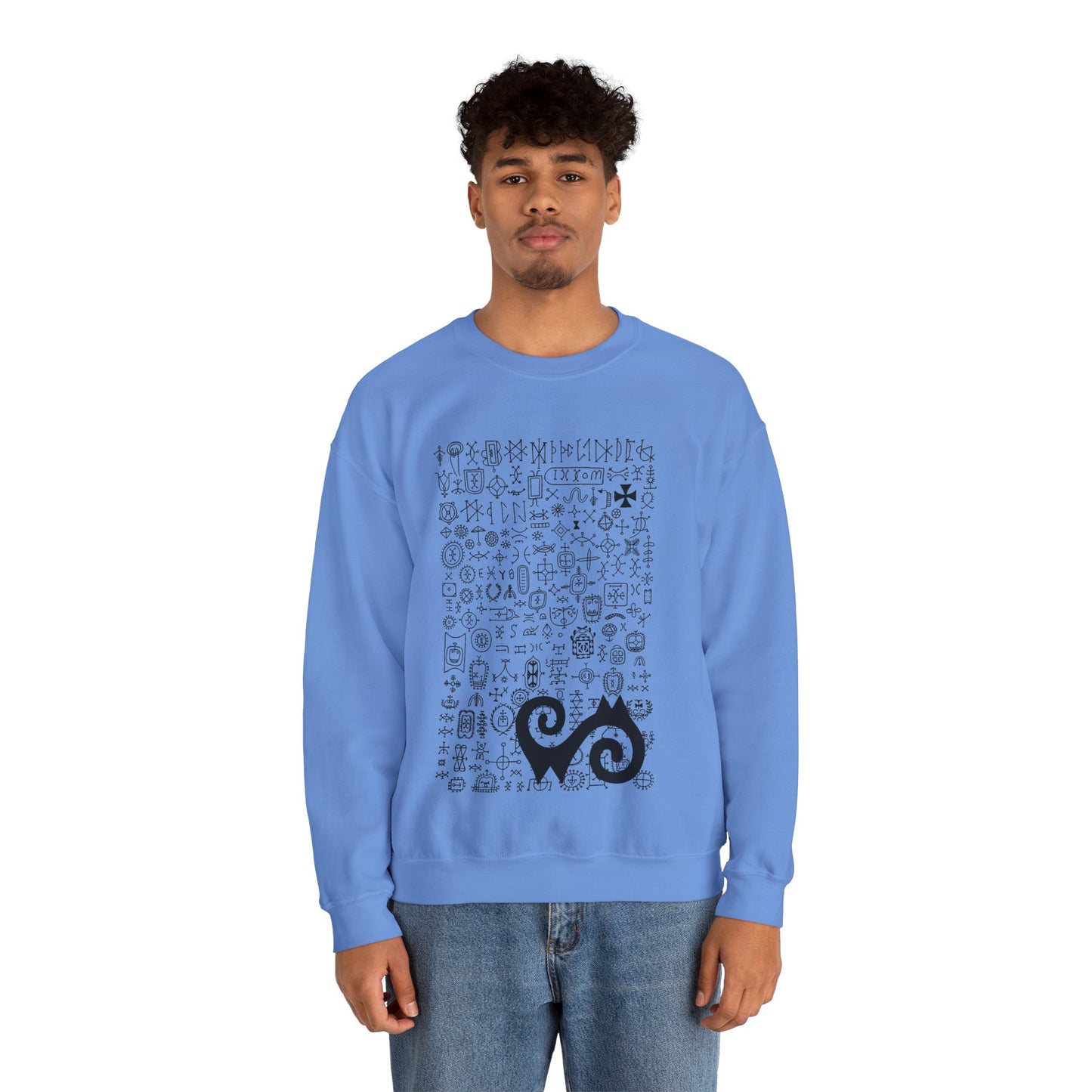 Tribal-loop Unisex Heavy Blend™ Crewneck Sweatshirt