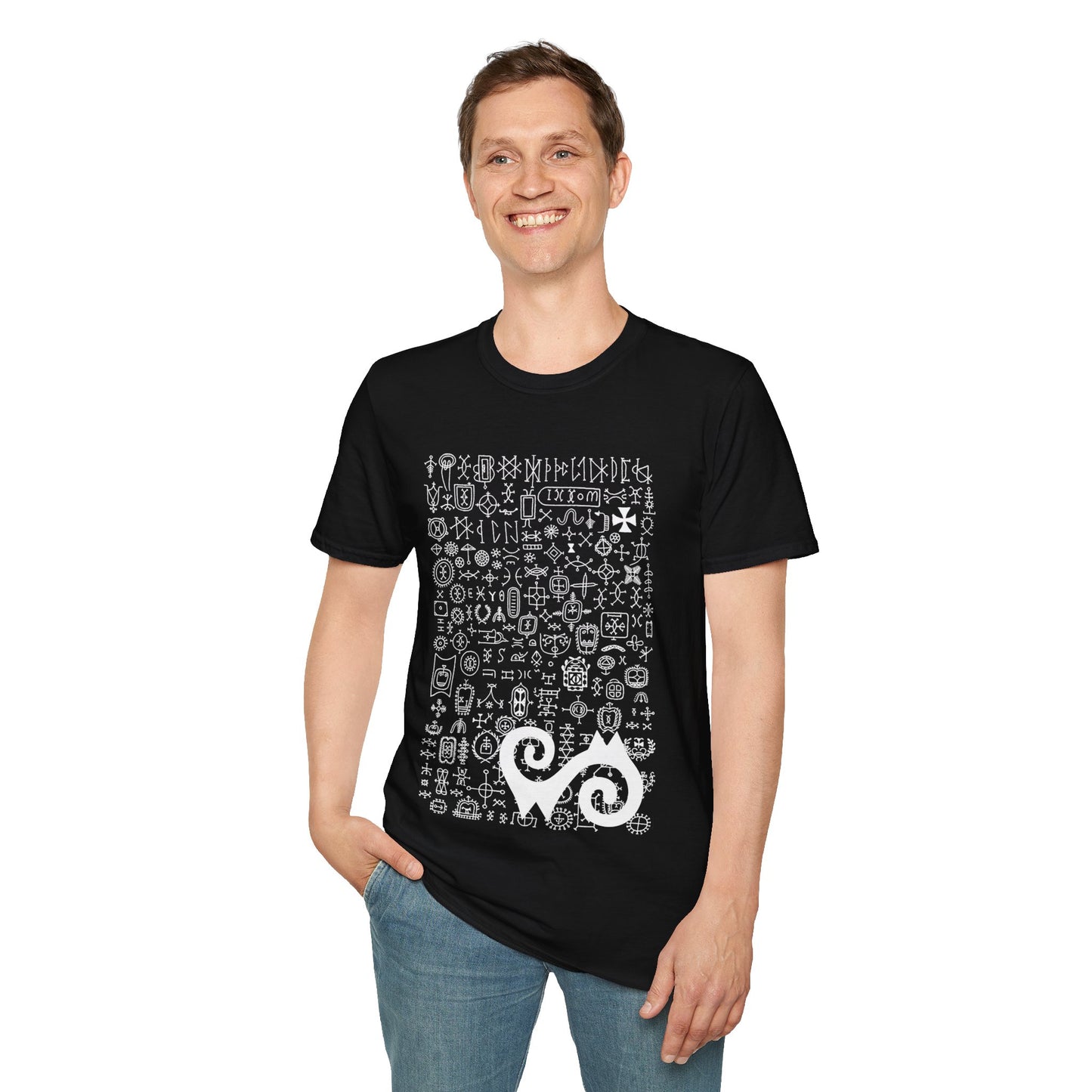 Tribal-loop Unisex Softstyle T-Shirt