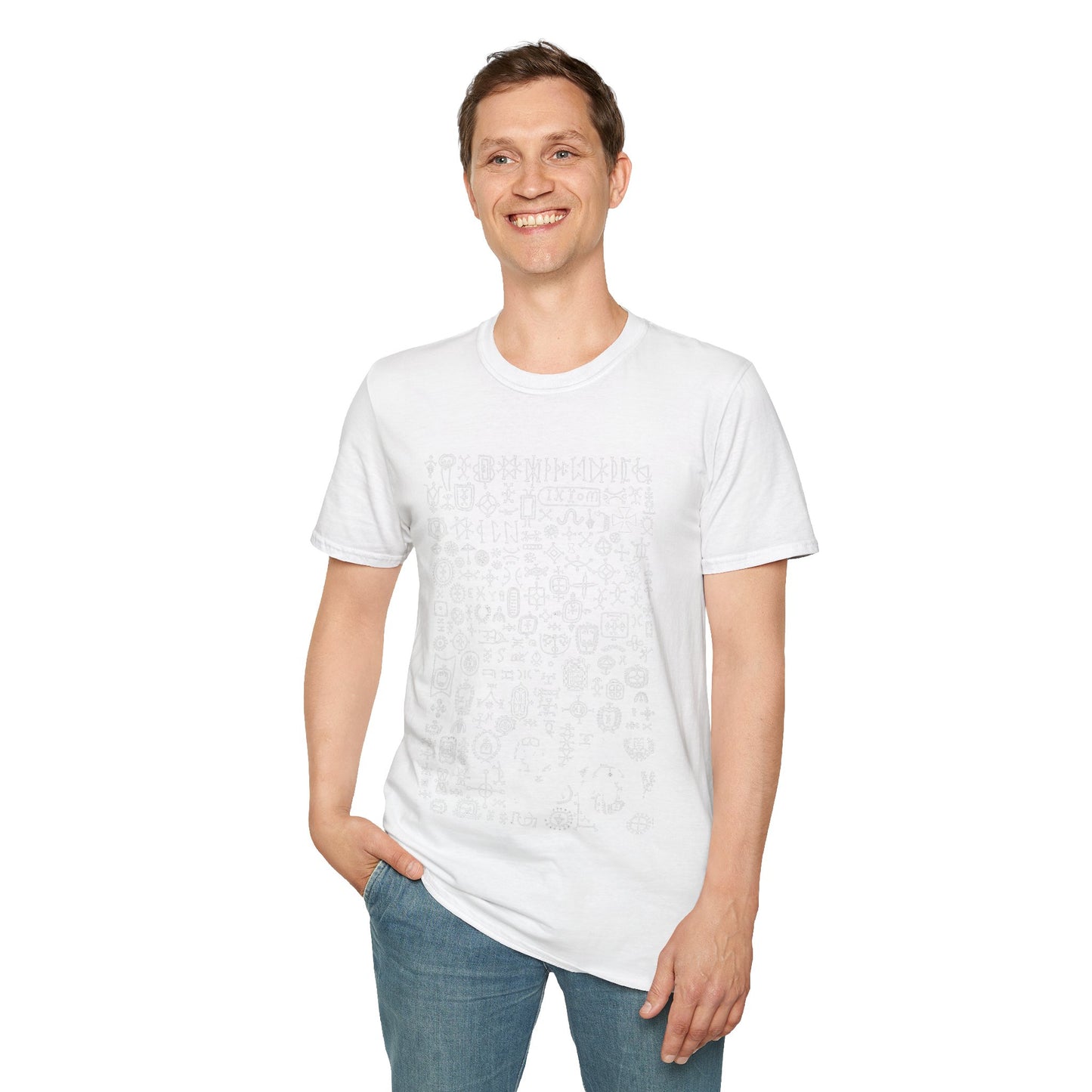 Tribal-loop Unisex Softstyle T-Shirt