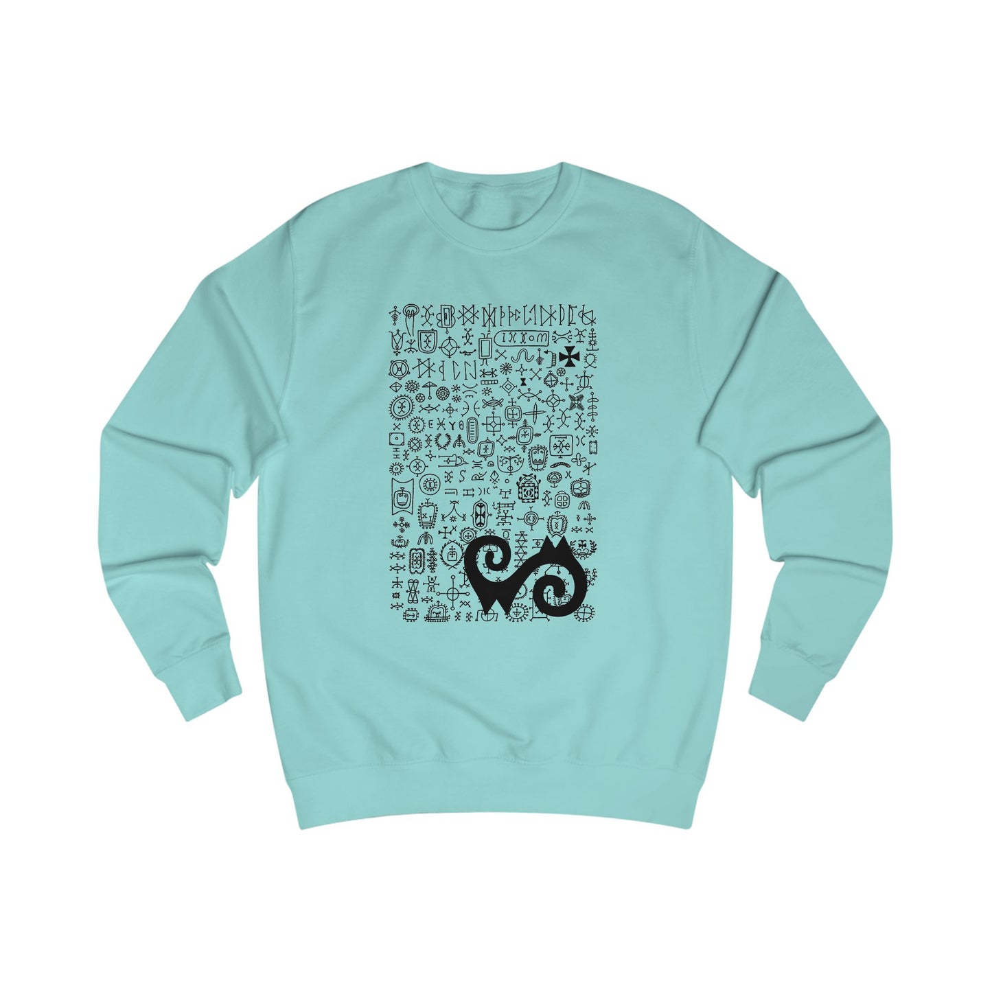 Nsibidi & Adinkra Unisex Symbols Sweatshirt | Tribal Loop