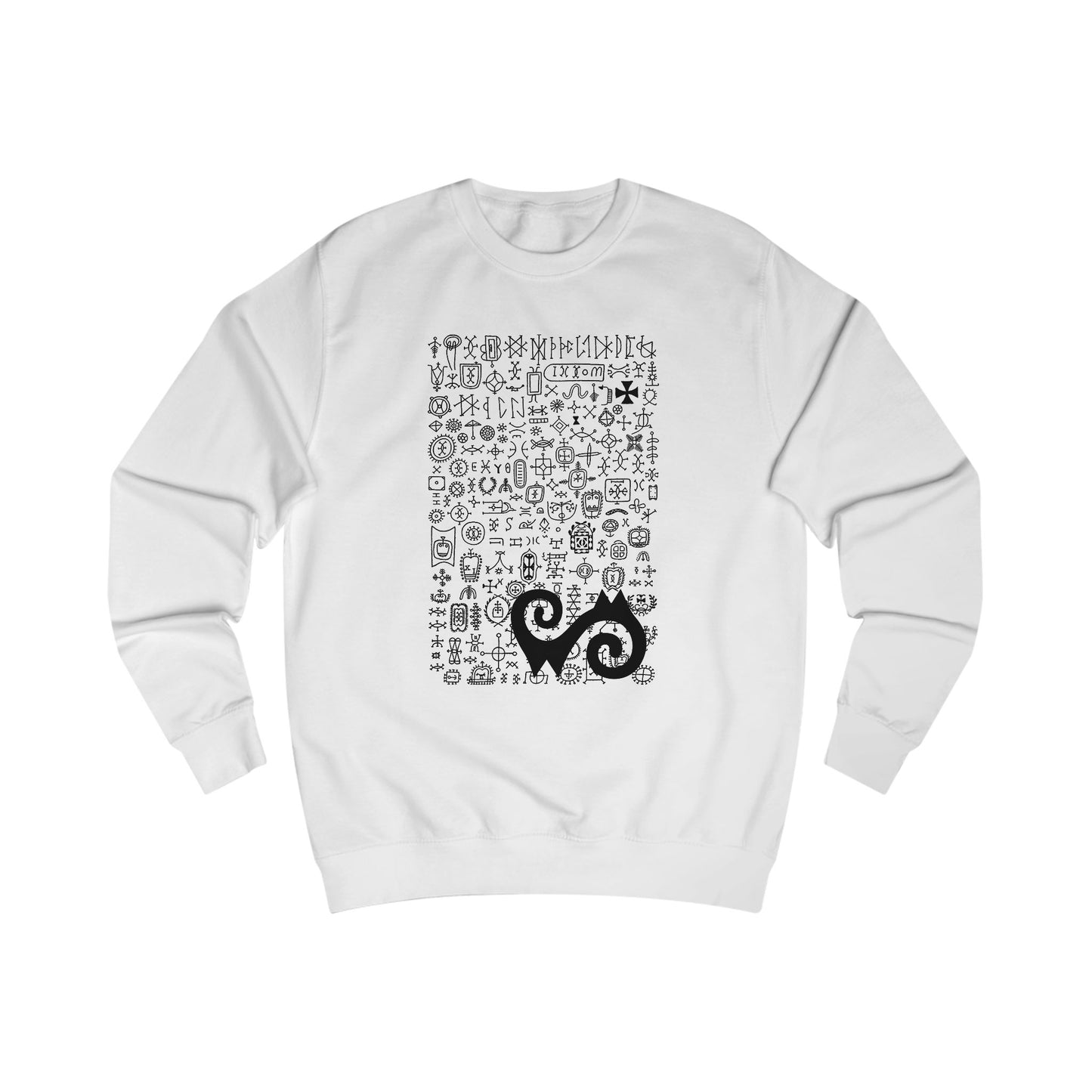 Nsibidi & Adinkra Unisex Symbols Sweatshirt | Tribal Loop