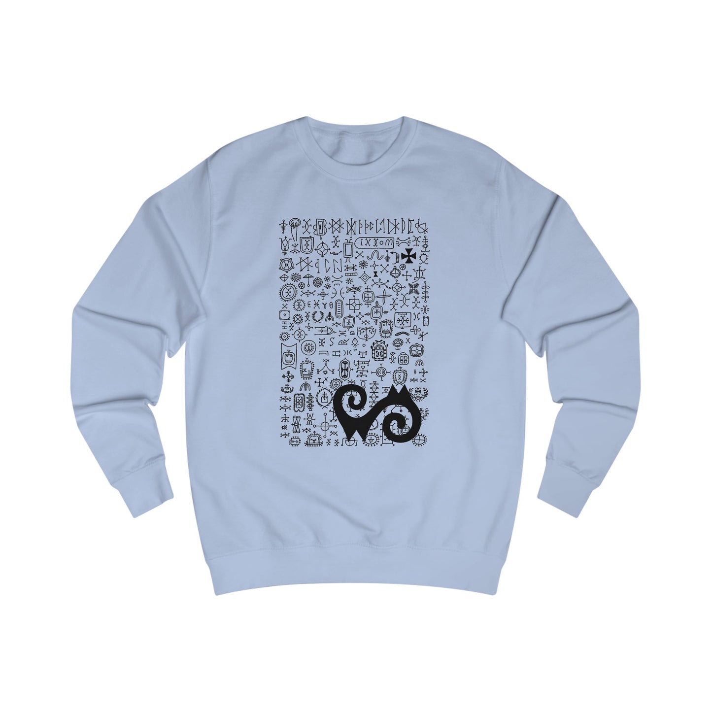 Nsibidi & Adinkra Unisex Symbols Sweatshirt | Tribal Loop