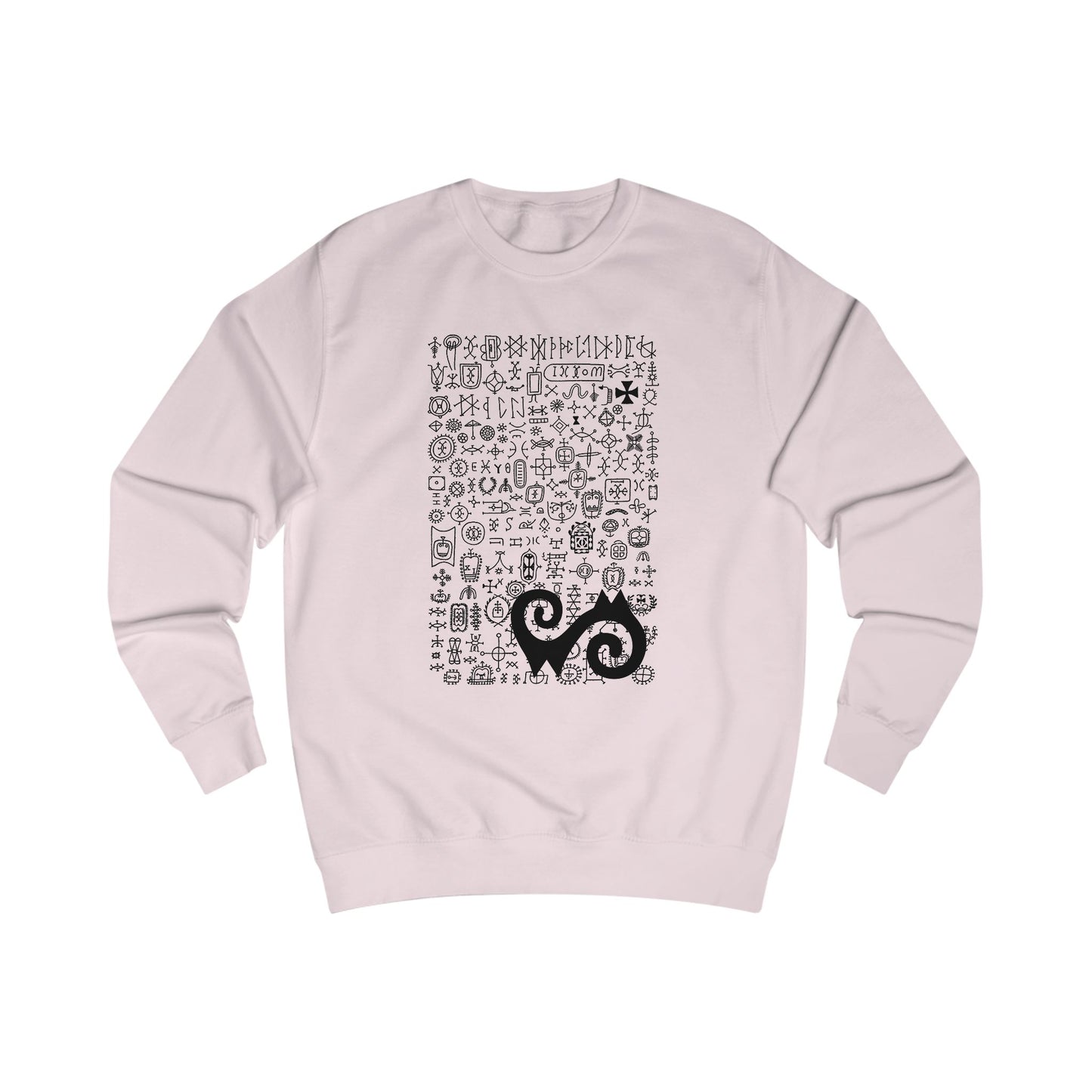 Nsibidi & Adinkra Unisex Symbols Sweatshirt | Tribal Loop
