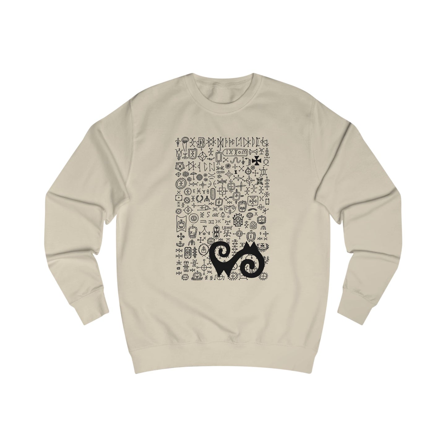 Nsibidi & Adinkra Unisex Symbols Sweatshirt | Tribal Loop